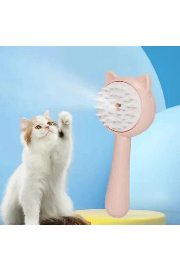 Bidebuvar Kedi ve Köpekler İçin Buharlı Masaj Tarağı