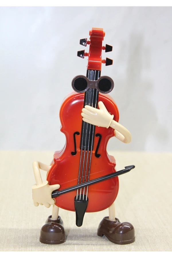 Bidebuvar Keman Müzik Kutusu Eğlenceli Tasarım