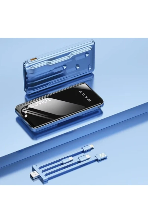 Bidebuvar Kendinden Kablolu 10.000 mAh Powerbank