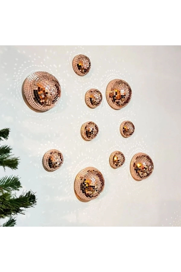 Bidebuvar Kendinden Yapışkanlı Aynalı Kare Bronz Sticker 30x30 Cm