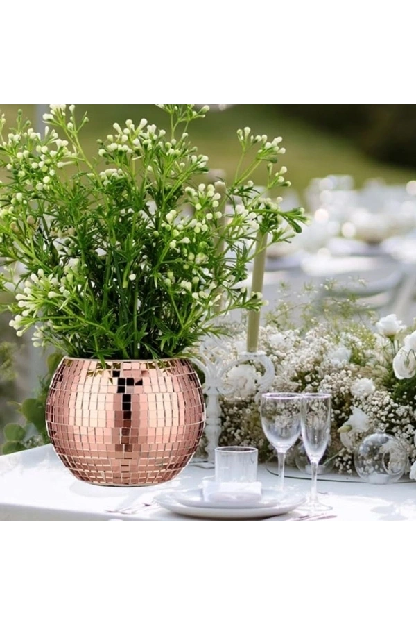 Bidebuvar Kendinden Yapışkanlı Aynalı Kare Bronz Sticker 30x30 Cm