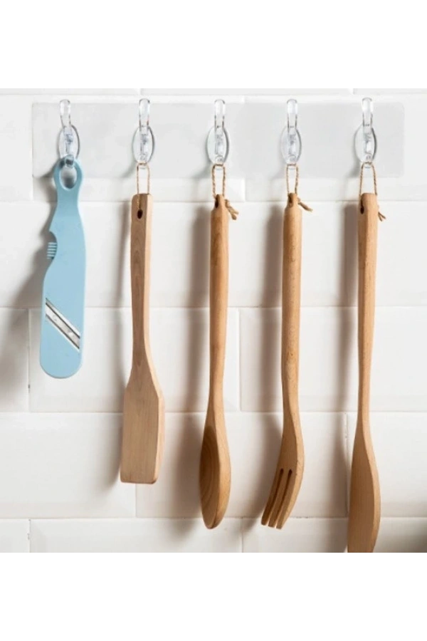 Bidebuvar Kendinden Yapışkanlı Kancalı Askı Seti