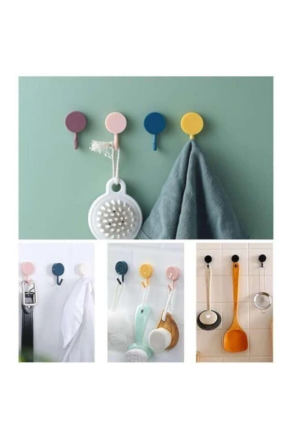 Bidebuvar Kendinden Yapışkanlı Renkli Duvar Askısı