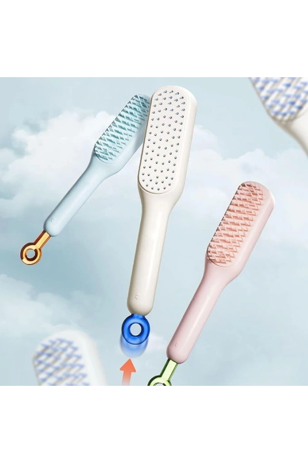 Bidebuvar Kendini Temizleyen Saç Tarağı