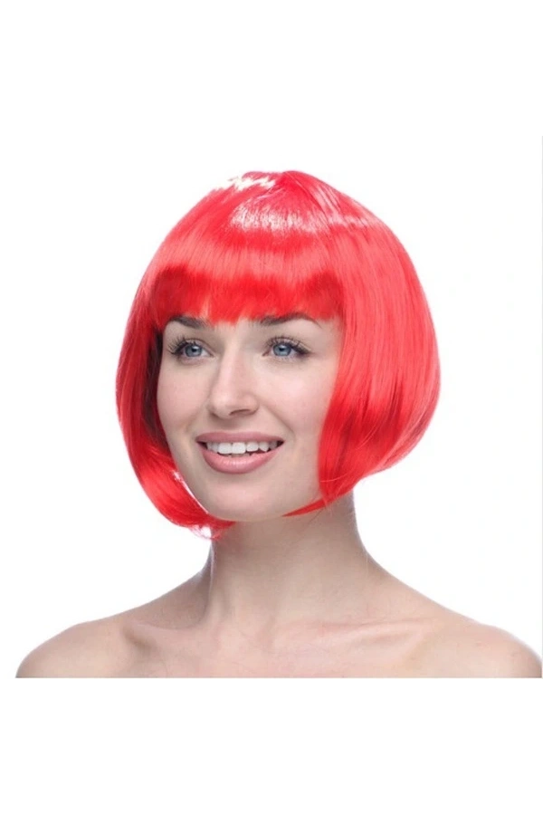 Bidebuvar Kırmızı Peruk Saç
