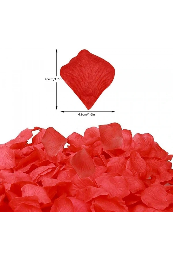 Bidebuvar Kırmızı Renk Gül Yaprağı – 10 Paket 1000 Adet
