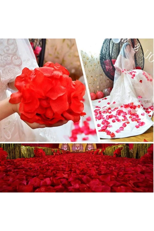 Bidebuvar Kırmızı Renk Gül Yaprağı – 5 Paket 500 Adet