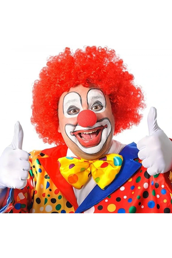 Bidebuvar Kırmızı Renk Sünger Palyaço Burnu Takma Burun 10 Adet