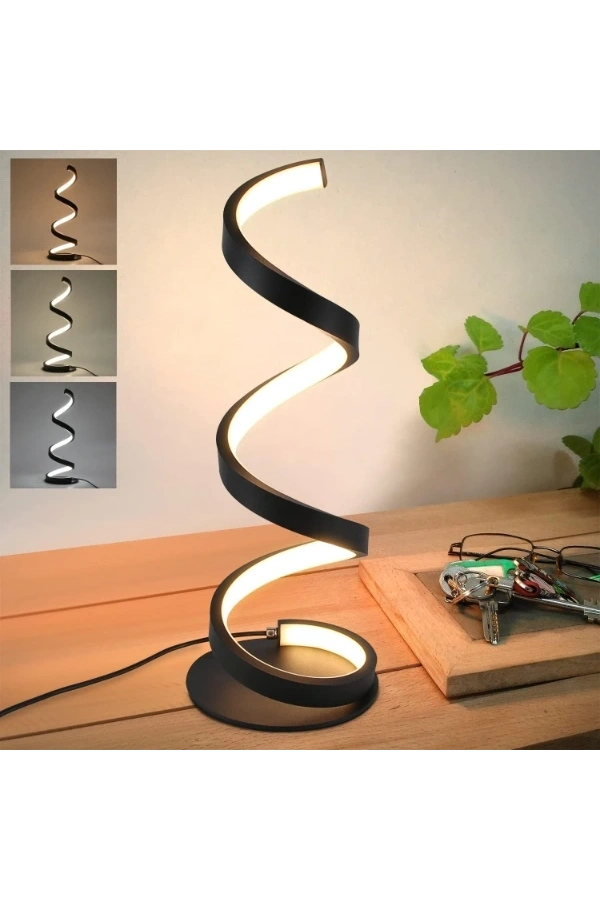 Bidebuvar Kıvrımlı Spiral Gece Lambası