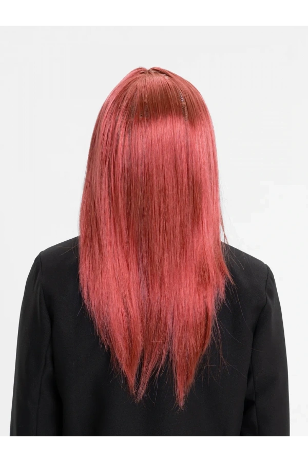 Bidebuvar Kızıl Renk Düz Kesim Peruk