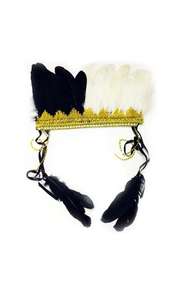 Bidebuvar Kızılderili Tüylü Parti Başlığı