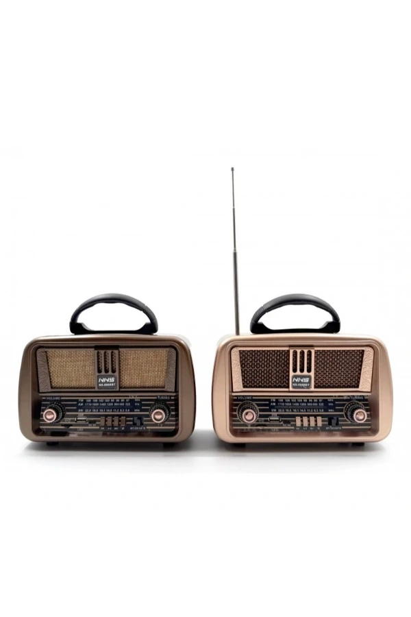 Bidebuvar Klasik Taşınabilir Model Nostaljik Radyo