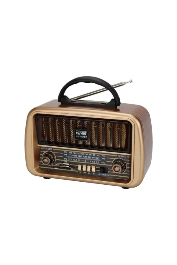 Bidebuvar Klasik Taşınabilir Model Nostaljik Radyo