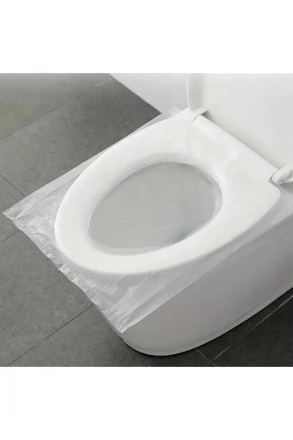 Bidebuvar Klozet Kapağı Örtüsü Poşeti - Hijyenik Tek Kullanımlık - 200 Adet