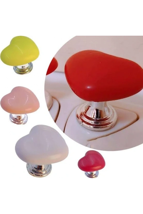 Bidebuvar Klozet Sifon Tuşu Kalp Tasarımlı