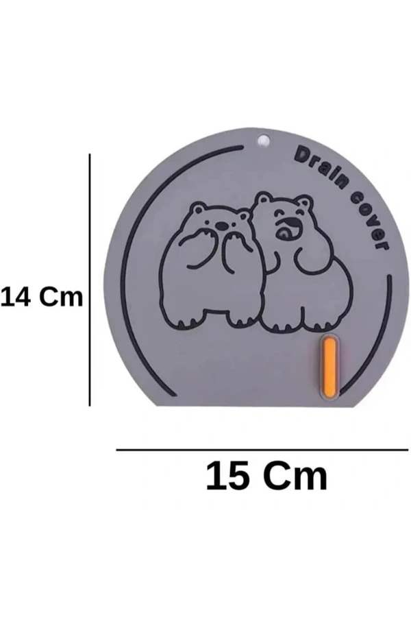 Bidebuvar Koku Önleyici Silikon Gider Kapağı