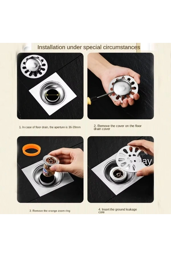 Bidebuvar Koku ve Geri Akış Önleyici Gider Aparatı