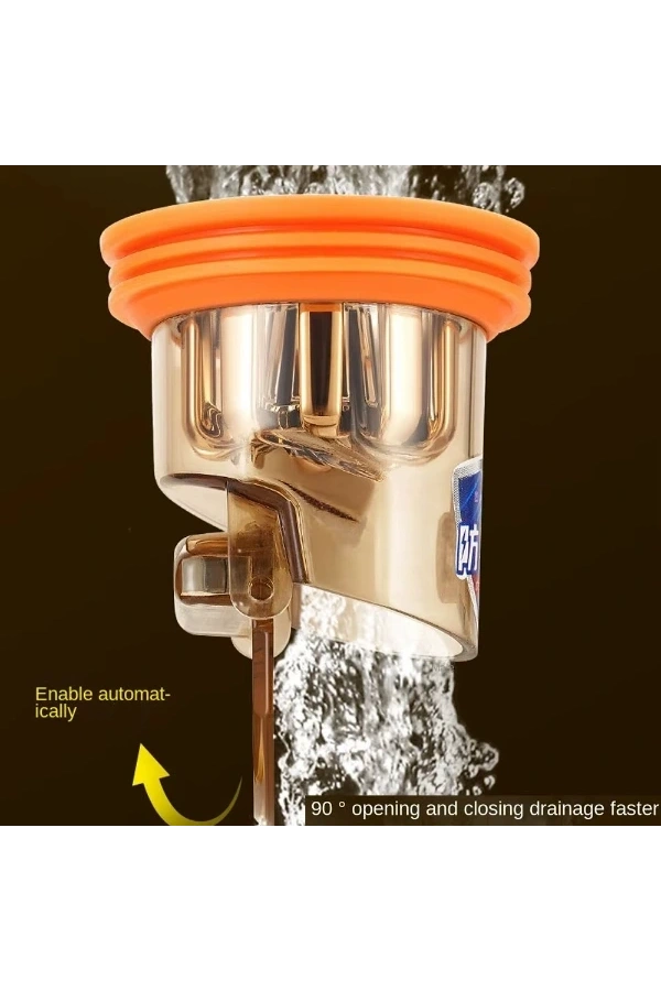 Bidebuvar Koku ve Geri Akış Önleyici Gider Aparatı