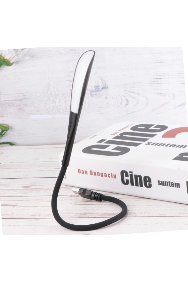 Bidebuvar Kompakt USB Siyah 14 Ledli 3 Kademeli Dokunmatik Okuma Lambası