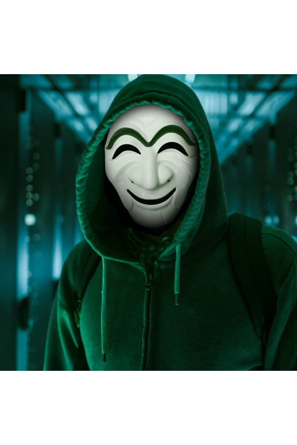 Bidebuvar Koreli Hırsız Teatral Hahoe Maskesi - Dali Maskesi