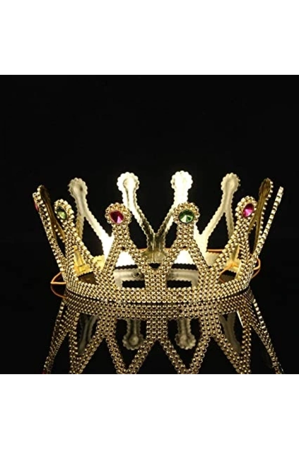 Bidebuvar Kraliçe Tacı Altın Renk