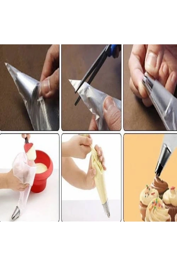 Bidebuvar Krema Sıkma Seti 10 Parça