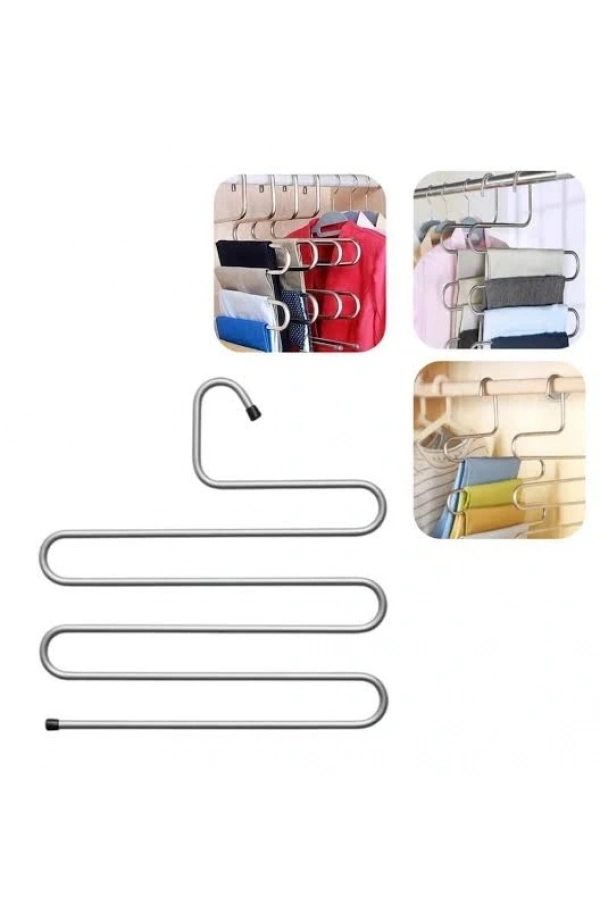 Bidebuvar Krom Pantolon Askısı