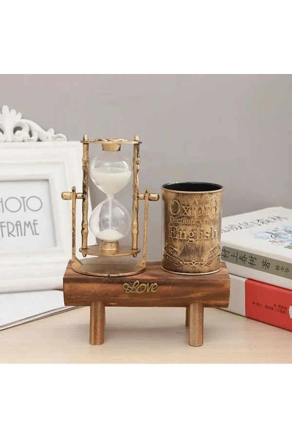 Bidebuvar Kum Saatli Kalemlik