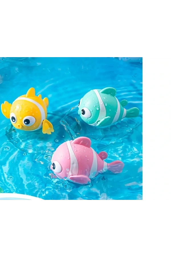 Bidebuvar Kurmalı Balık Bebek Banyo Oyuncağı