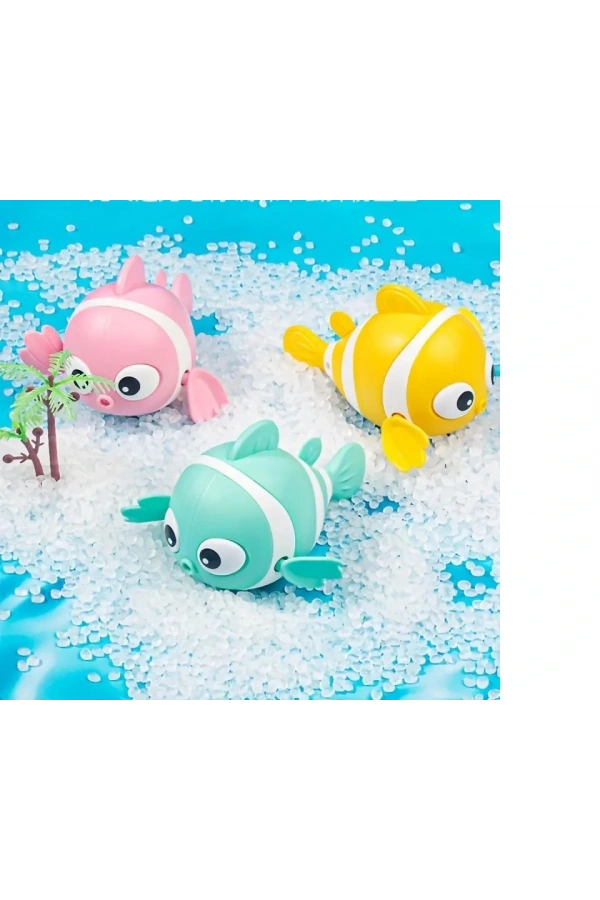 Bidebuvar Kurmalı Balık Bebek Banyo Oyuncağı