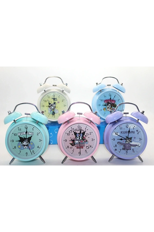 Bidebuvar Kuromi, Hello Kitty, Mickey Mouse Masa Üstü Çalar Saat