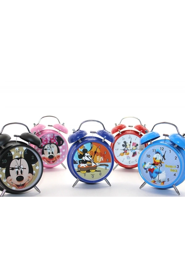 Bidebuvar Kuromi, Hello Kitty, Mickey Mouse Masa Üstü Çalar Saat