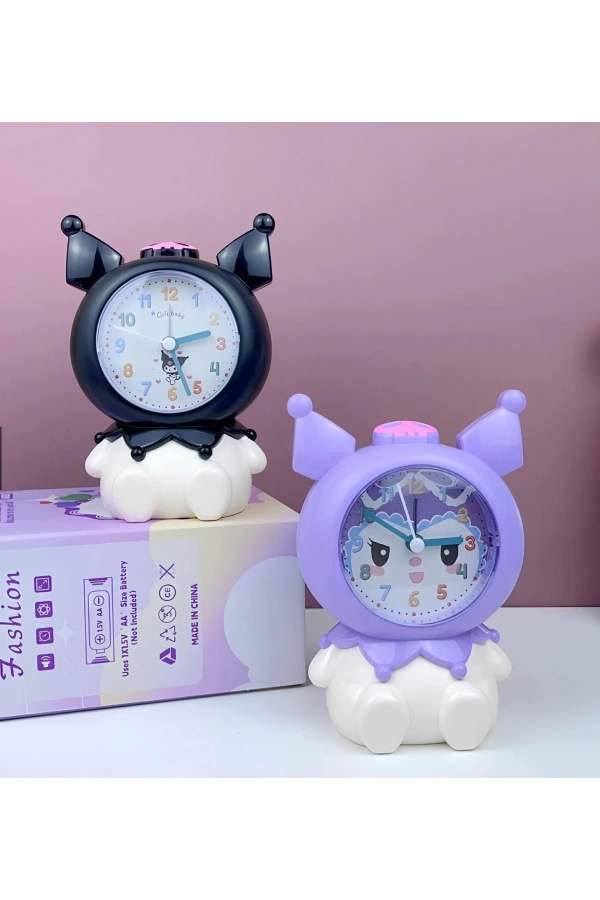 Bidebuvar Kuromi Masa Üstü Çalar Saat Model 2