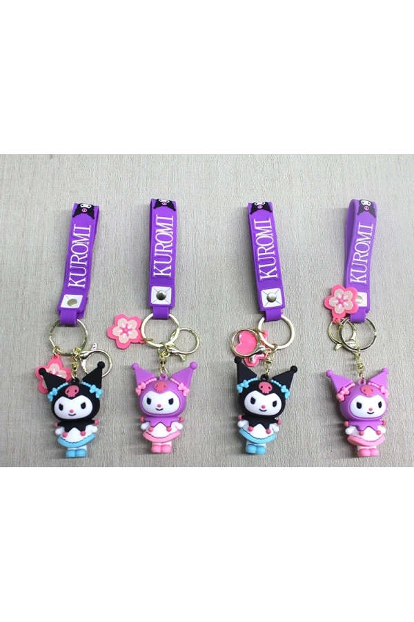 Bidebuvar Kuromi Silikon Anahtarlık