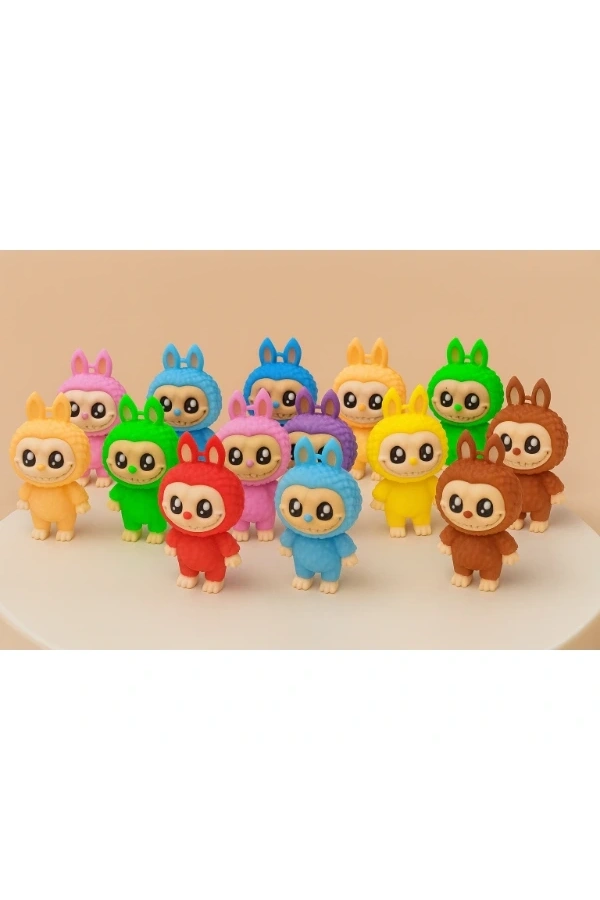 Bidebuvar Labubu Figürlü Anahtarlık