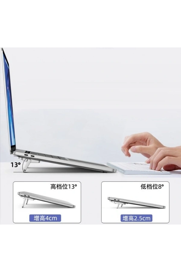 Bidebuvar Laptop Standı 2 Kademeli Yükseltme Ayarlı - 2 Adet