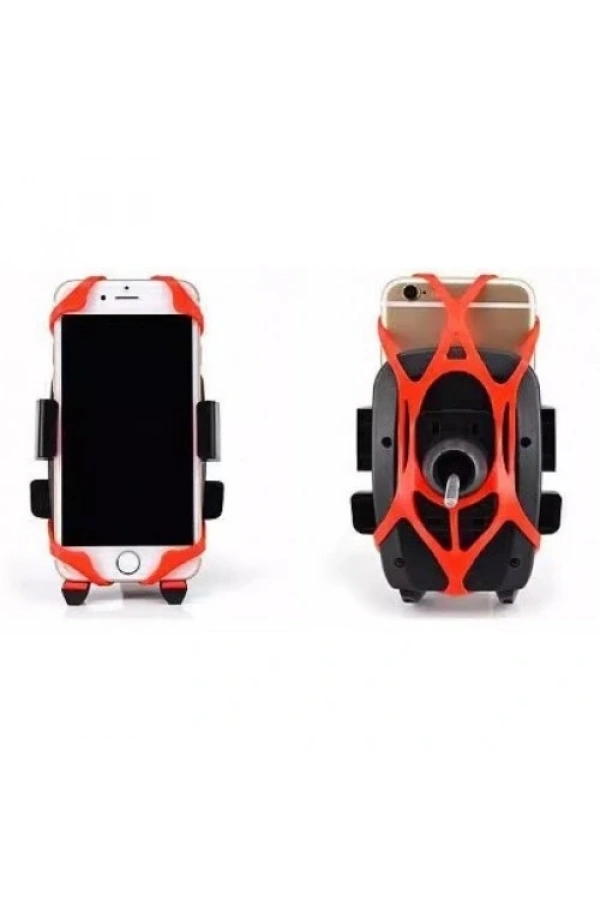 Bidebuvar Lastik Destekli Standlı Bisiklet Telefon Tutucu