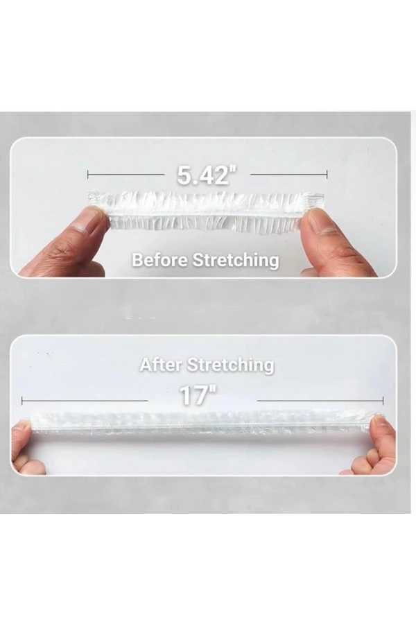 Bidebuvar Lastikli Tencere Ve Tabak Bonesi 100 Adet (20cm)