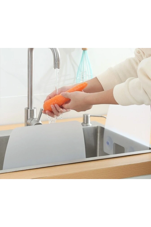 Bidebuvar Lavabo ve Ocak Sıçrama Önleyici Vantuzlu Kalkan