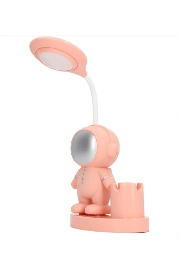 Bidebuvar LED Astronot Masa Lambası Ve Kalemlik