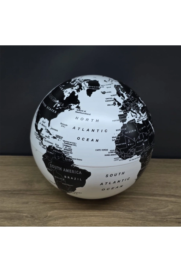 Bidebuvar LED Işıklı 360 Derece Dönen Dünya Küresi