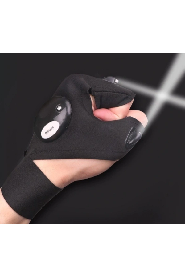 Bidebuvar Led Işıklı Çalışma Eldiveni Sağ Sol Çift