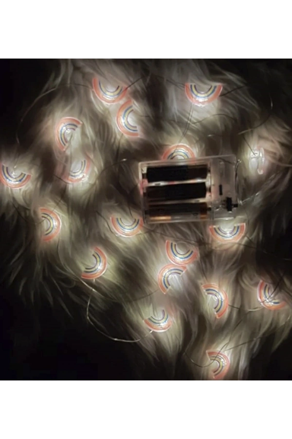 Bidebuvar Led Işıklı Gökkuşağı Dekoratif İp