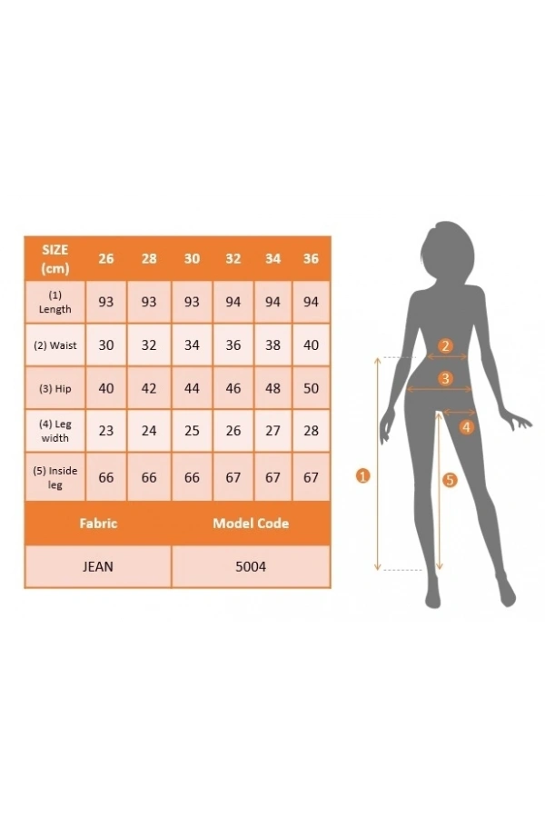 Bidebuvar Likralı Yüksek Bel Jean Pantolon