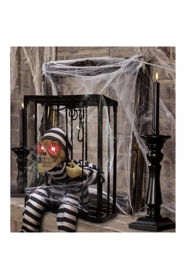 Bidebuvar MAHKUM GÖRÜNÜMLÜ KURU KAFA İSKELET