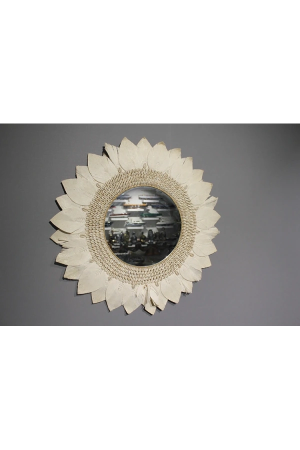 Bidebuvar Makrome Duvar Aynası Model 1