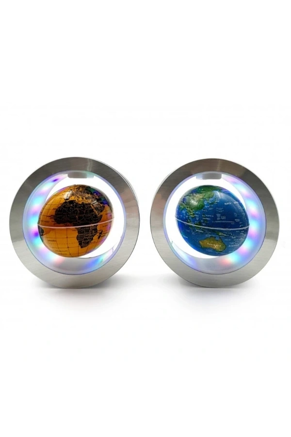 Bidebuvar Manyetik Yuvarlak Ledli Dünya Küre
