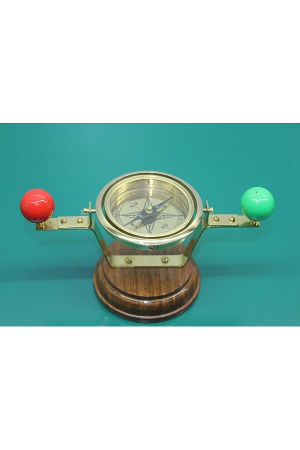 Bidebuvar Masa Üstü Pirinç Filika Pusulası