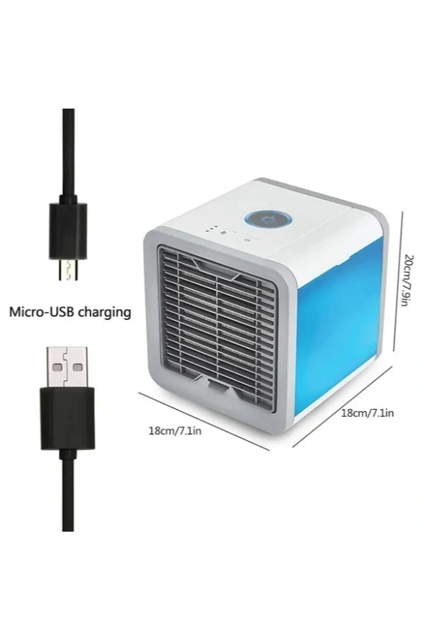 Bidebuvar Masaüstü Kare Su Hazneli Fan