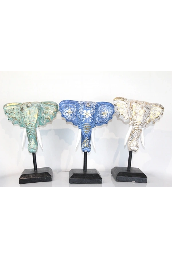 Bidebuvar Maun Ağacı Fil Kafası Dekoratif